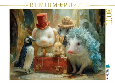 Produktbild von CALVENDO Puzzle Humorvolle Tiere | 1000 Teile Lege-Größe 64x48cm Foto-Puzzle für glückliche Stunden