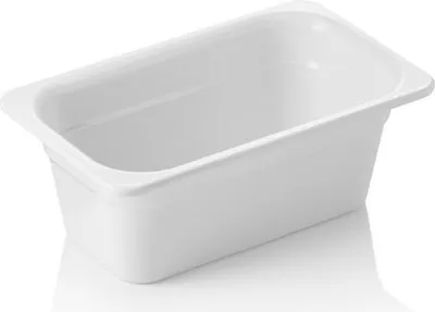 Produktbild von 6x GN Behälter 1/4 GN 65 White, 100 mm, weiß, Melamin
