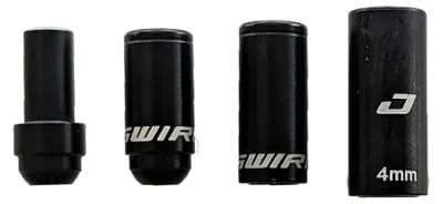 Image de Embouts De Gaine De Dérailleur Elite Link 1x - Lot De 8 Noirs - Jagwire