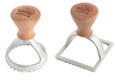 Produktbild von Marcato Ravioli- und Keks-Ausstechset, Ravioli-Macher, Keks-Ausstecher, Massivho
