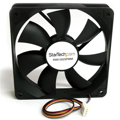 Obrázek produktu pro StarTech.com FAN12025PWM, Ventilátor, 12 cm, Černá