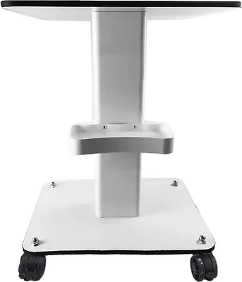 Produktbild von Kosmetikgerätewagen - Salon Rollwagen - 360° Rollen - Große Ablagefläche - 3 Ebenen - 40 kg Traglast - ABS/Pressholz/Eisen - Weiß