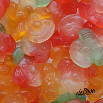 Produktbild von De Bron Gom Clowns Fruchtgummi Zuckerfrei 1 kg