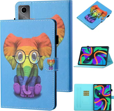 Produktbild von Für Lenovo Tab M11 Kunstleder Tablet Tasche Hülle Case Etuis Motiv 2
