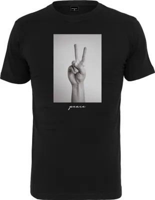 Produktbild von Mister Tee T-Shirt Peace Sign Tee Black-XS