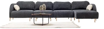 Produktbild von Eckgarnitur Eckcouch Couch Sofa Ecksofa Lounge Wohnraumsofa Polsterlandschaft