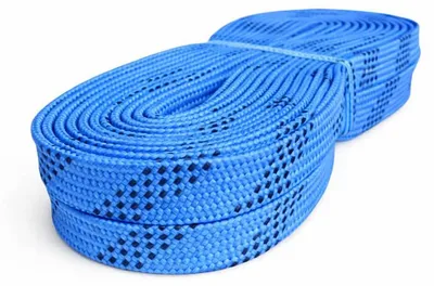 schnuersenkel schlittschuh eishockey blau
