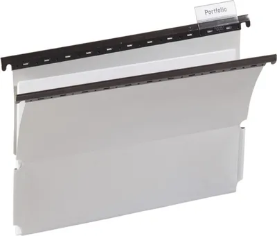Produktbild von Hängemappe A4 PP grau Packung mit 25 Stück