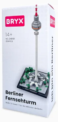 Produktbild von BRYX Berliner Fernsehturm Klemmbaustein Set 224 Teile ab 14 Jahre