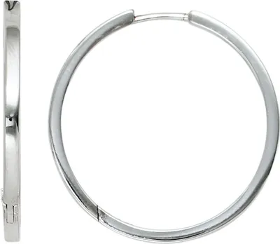 Produktbild von JOBO Creolen rund 925 Sterling Silber Ohrringe