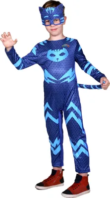 Produktbild von Catboy-Kostüm zur Verkleidung für Jungen, offizielle PJ-Masken (Größe 5—7 Jahre) mit Maske