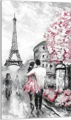 Immagine prodotto di Piano cottura 30x52 Coperchio per piano cottura in Vetroceramica Paraspruzzi Piatto in vetro Tagliere decorativo, Paris Pink