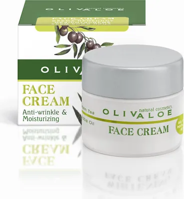 Produktbild von OLIVALOE 00144 - Gesichtscreme für normale bis ölige Haut (Mischhaut) 40ml, Naturkosmetik