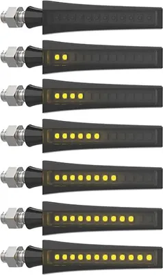 Immagine prodotto di Indicatore di direzione Highsider STS 1 LED con alloggiamento nero, vetro colorato