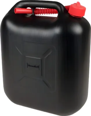 Produktbild von Benzinkanister Hünersdorff 20L schwarz HD-PE mit UN-Zulassung