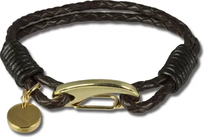 Produktbild von SilberDream Armband Leder -gegerbtes Rindsleder- dunkelbraun Uni LAP514B
