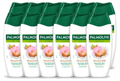 Produktbild von 12 x Palmolive Douchegel Almond Milk - 250 ml - Vorteilspackung - 12 Stücke