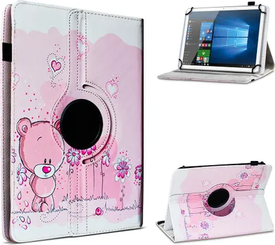 Produktbild von Tablet Hülle Lenovo Smart Tab M10 Tasche Schutzhülle Case Schutz Cover DrehbarFarbe 360 Uni:Motiv 1