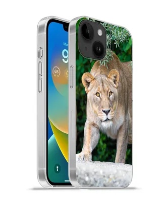 Produktbild von MuchoWow® Handyhülle Schutzhülle Hülle für Apple iPhone 14 - Softcase Löwinnen - Wilde Tiere - Jagd Silikon Softcase Handy Hülle - Mobiltelefonhülle