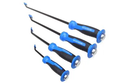 Image de Leviers de montage, outils de poinçonnage et de frappe, jeu de 4 20-60 cm - QUATROS QS14249