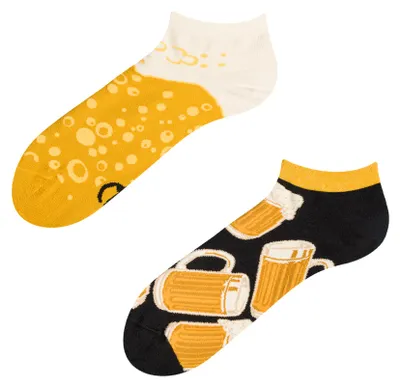 Produktbild von Dedoles Damen und Herren Sneaker Socken Draft Beer Bier Knöchelsocken Uni , Größe Socken & Strumpfhosen Erwachsene:35-38