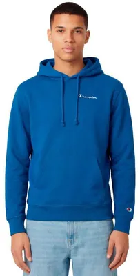 Image de Sweat à capuche Champion pour homme - Sweat à capuche, pull, petit logo, capuche, bleu uni M