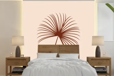 Produktbild von MuchoWow® Fototapete für Wohnzimmer oder Schlafzimmer Wandtapete Vinyl Motivtapete Sommer - Pflanze - Pastell - 280x280 cm - Hintergrundbild