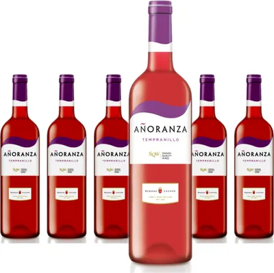 Produktbild von 6 x Añoranza Tempranillo Rosé