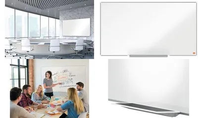 Produktbild von Nobo Impression Pro, 879 x 491 mm, Stahl, Horizontal / Vertikal, Fixed, Magnetisch