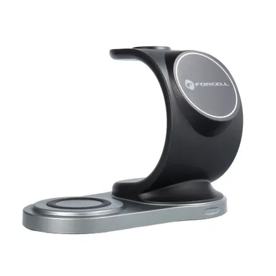 Immagine prodotto di FORCELL Caricatore senza fili 3in115W Sail Mag Charger Supporto MagSafe Nero