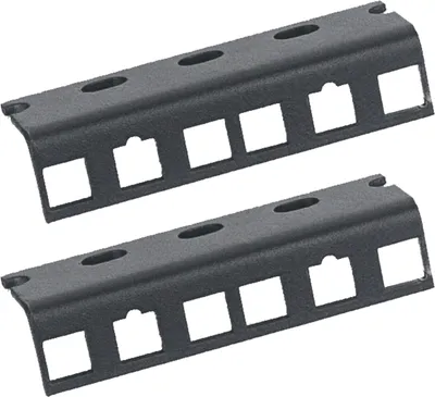 Produktbild von HMF 66802-02 Rackschiene für Serverschrank, 2U, 10 Zoll, Schwarz