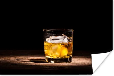 Produktbild von MuchoWow® Poster Whiskey - Alkohol - Glas 120x80 cm - Bilder