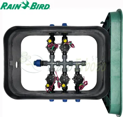 Produktbild von PA-DV-5-9V - 1" 5-Zonen-Ventilkasten mit Rain Bird Komponenten
