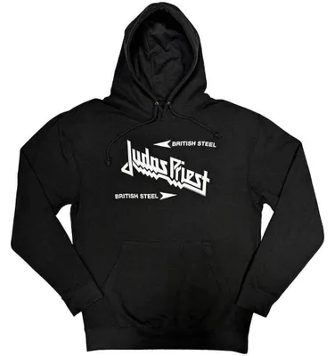 Obrázek produktu pro Judas Priest British Steel Logo Black L Mikina