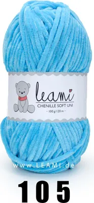 Produktbild von LEAMI Chenille Soft UNI (100g/120m)  105