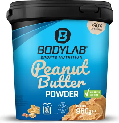 Produktbild von BODYLAB High Protein PulverPeanut Butter Powder - 960g - Light