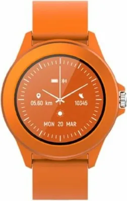 Image de Forever Colorum CW-300 Smartwatch Tracker étanche IP68 multi-sport Bluetooth, notifications, contrôle de la musique pour Android iOS Orange