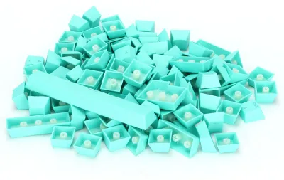 Obrázek produktu pro Klávesy PBT s ergonomickým designem, odolné proti mastnotě, barevné, 108 kláves, klávesy pro videohry, určené pro mechanické klávesnice – azurová