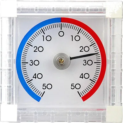 Produktbild von Selbstklebendes Fensterthermometer für die Außentemperaturmessung 7,5x7,5cm