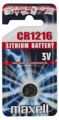Productafbeelding van Maxell 11238800 Maxell Batterie Knopfzelle CR1216 3V  25mAh Lithium     1St.