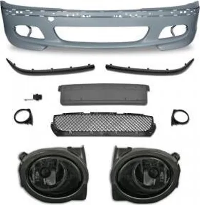 Produktbild von JOM Front Stoßstange BMW 3er E46 Limousine Touring + Nebelscheinwerfer schwarz