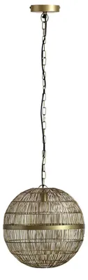 Produktbild von Pendelleuchte, Metallgeflecht, altmessing, H 120 cm