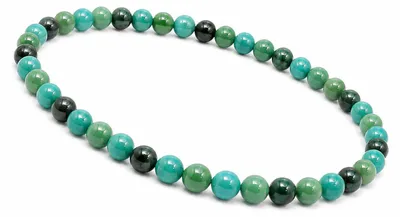 Productafbeelding van Unieke sieraden: turquoise armband, natuursteen, dames, parelarmband, 4 mm, elastisch, handgemaakt
