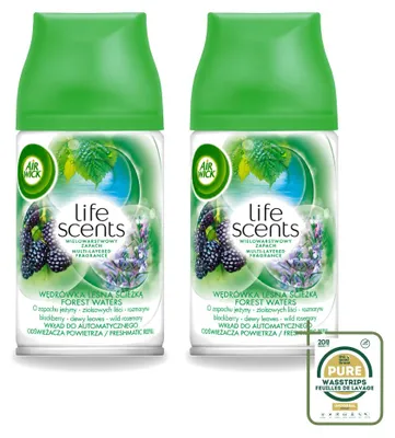 Obrázok produktu pre 2 kusy náplní Air Wick Life Scents s vôňou "Boswateren" pre difúzor Freshmatic - 250 ml - balenie