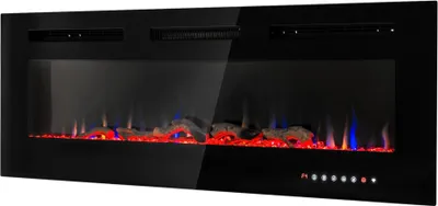 Produktbild von Termofol Elektrokamin - Kamin Elektrisch - Elektrokamin mit Heizung und Kaminfeuer - Schwarz - 127 cm
