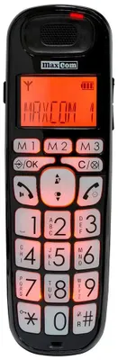 Produktbild von Maxcom MaxCom MC6800 Telefon DECT-Telefon Anrufer-ID Schwarz