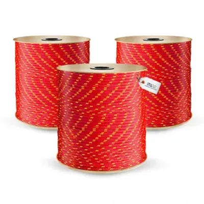 Produktbild von POLYPROPYLEN SEIL 6mm 75 Meter Rot PP Tauwerk Flechtleine