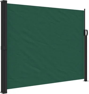 Obrázek produktu pro vidaXL Výsuvná boční markýza Tmavě zelená 160x600 cm