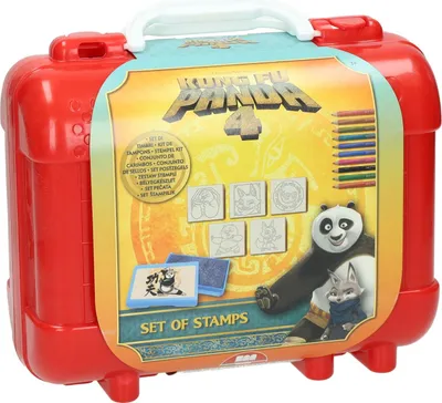 Zdjęcie produktu dla Podróżne etui do stemplowania i kolorowania Panda