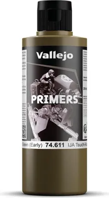 Image de Vallejo Primaires Peinture Acrylique Verte Séchage Rapide, 200ml. pour Aérographe pour Maquettes et Figurines